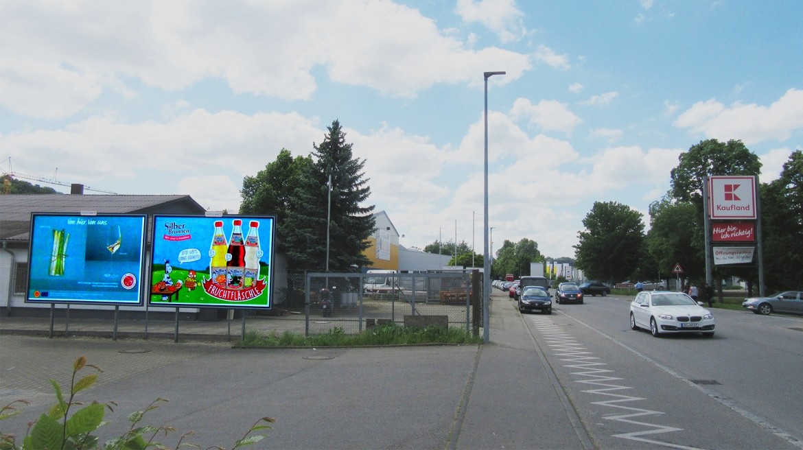 Obere Stegwiesen/geg. Einfahrt Kaufland (bei SB-Wash)