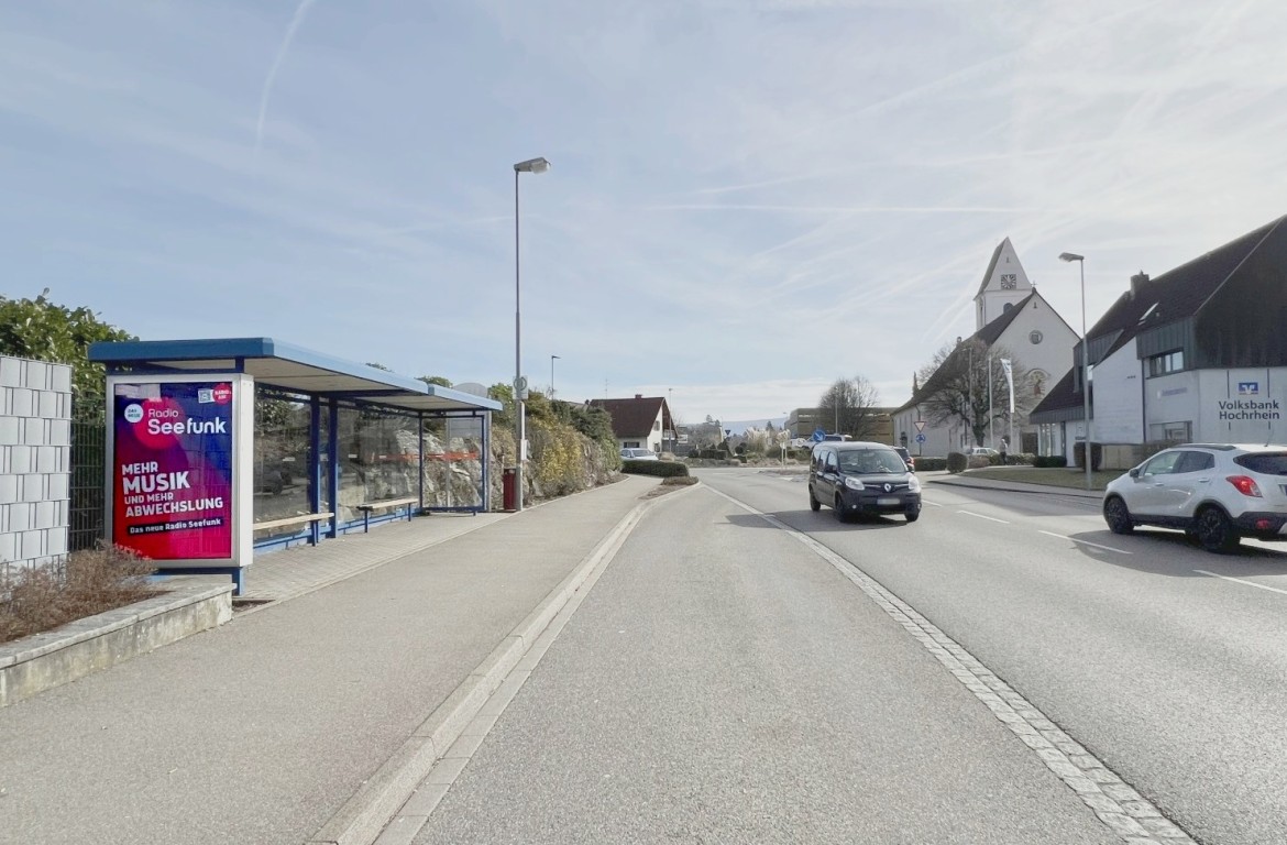 B 34/Robert-Koch-Str/nh.Kreisel/aussen/WH (Unterlauchringen)