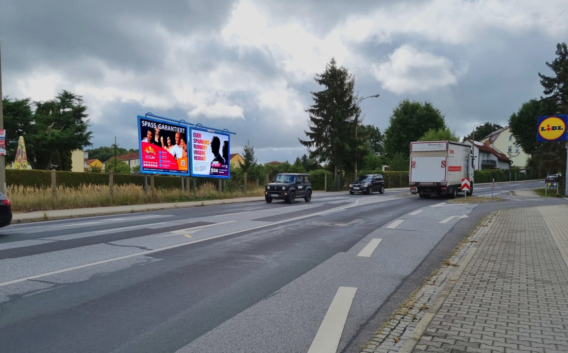 Hohe Str/geg. Lidl/Zufahrt Fichtestr (rechte Tafel)