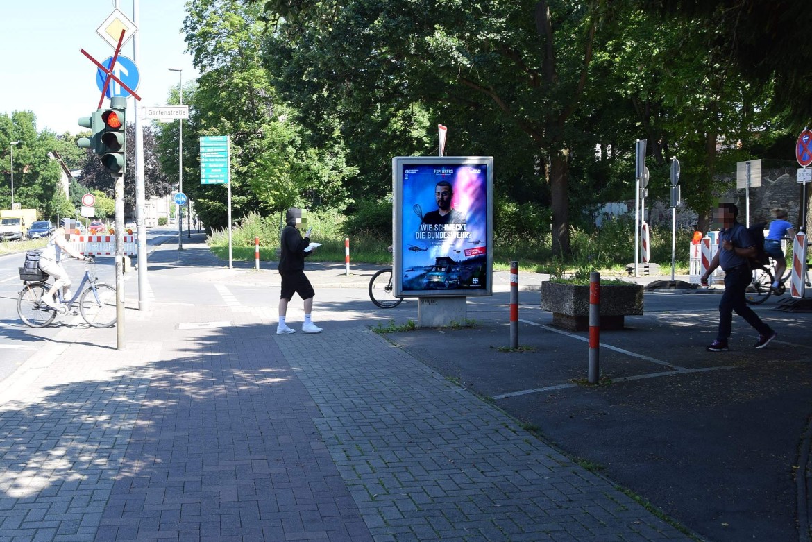 B?rgerstr/B 27/Gartenstr/quer (Sicht B?rgerstr)