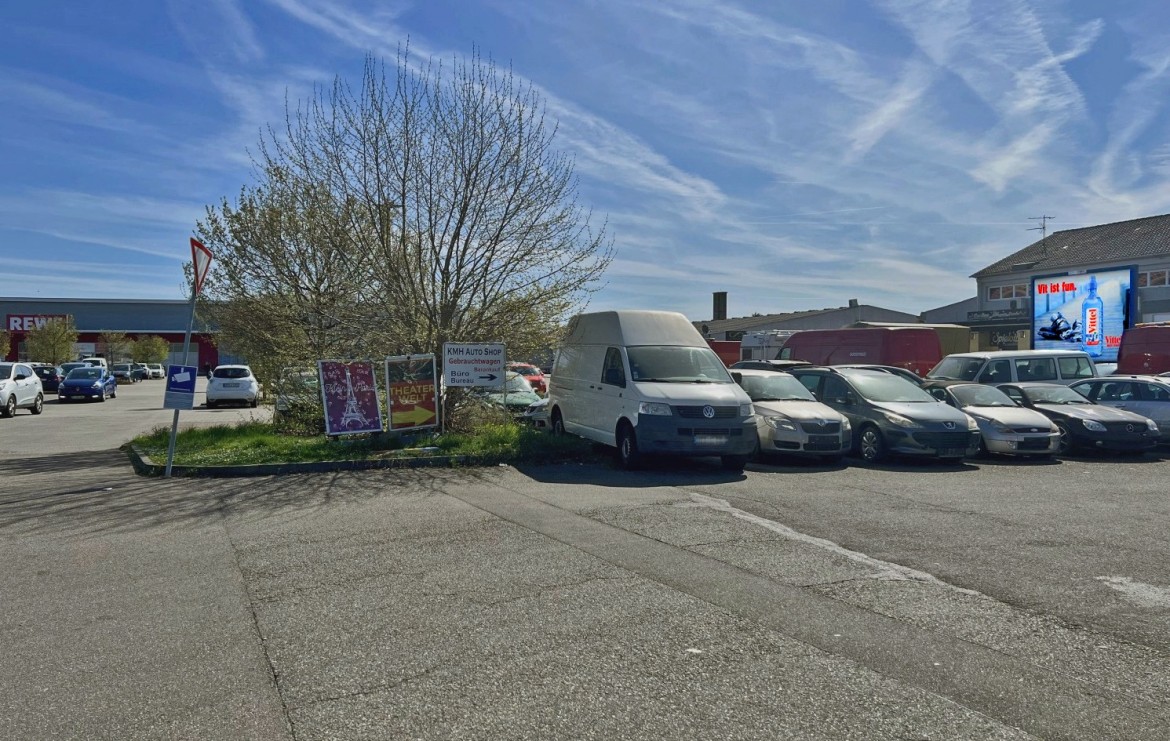 R?merstr. 88 /Lidl + Rewe (Sicht Lidl)