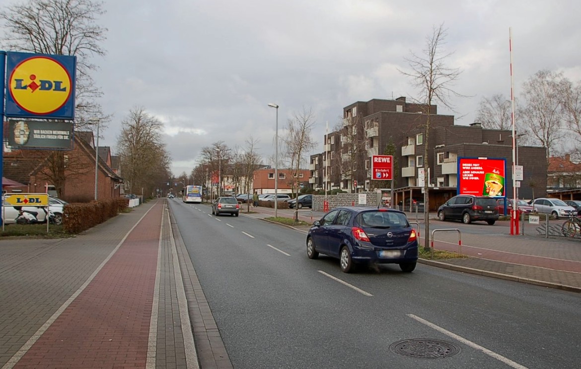 Alstedder Str. 138-140 /Rewe/Einfahrt (Sicht Markt)