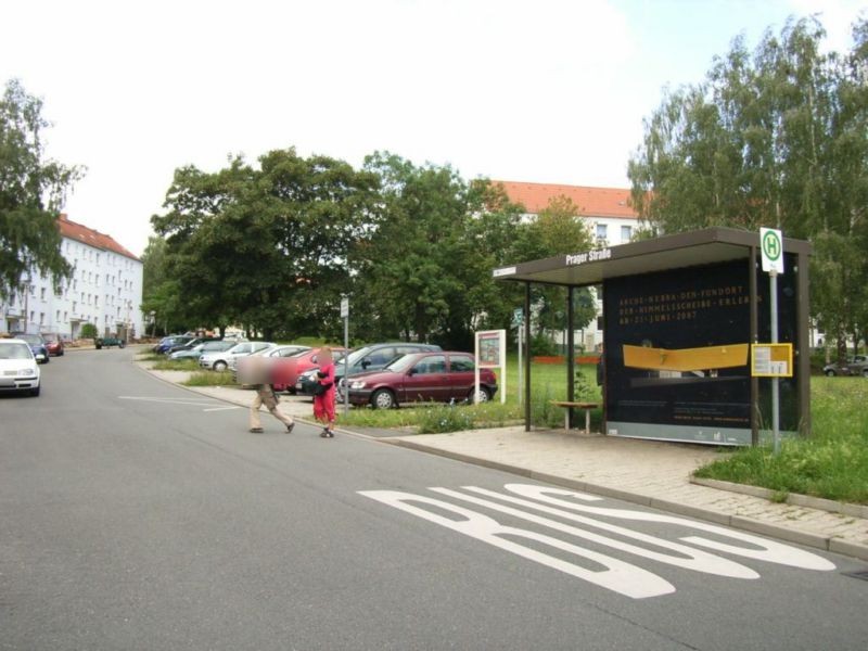 Prager Str. geg. Belgrader Str.