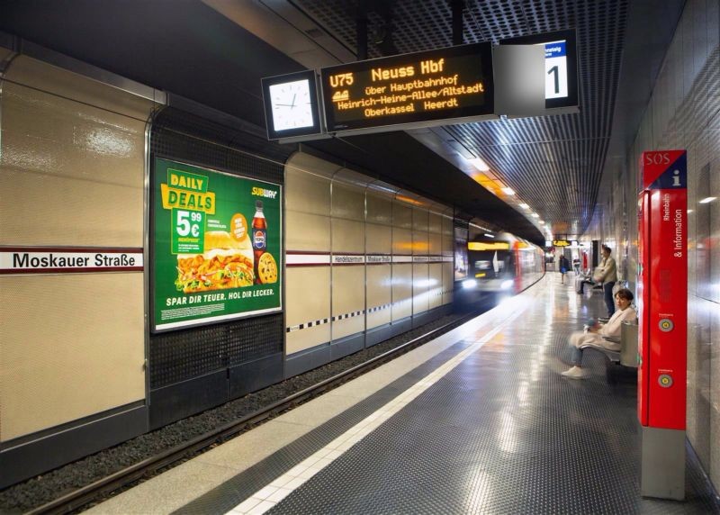U-Bf Handelszentrum, HGL 1, Ri. Hbf, 2. Sto.