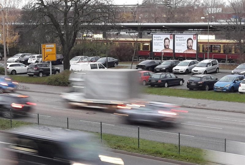 S-Bf Marzahn/PP am Gleis/Ri. Ahrensfelde/Si. Str.