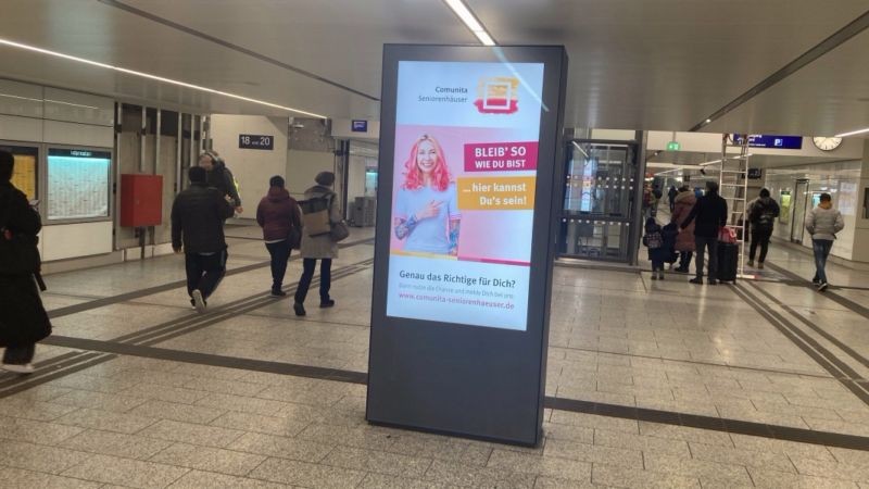 Hbf, PU zw. Gl. 16u.18, Si. EH