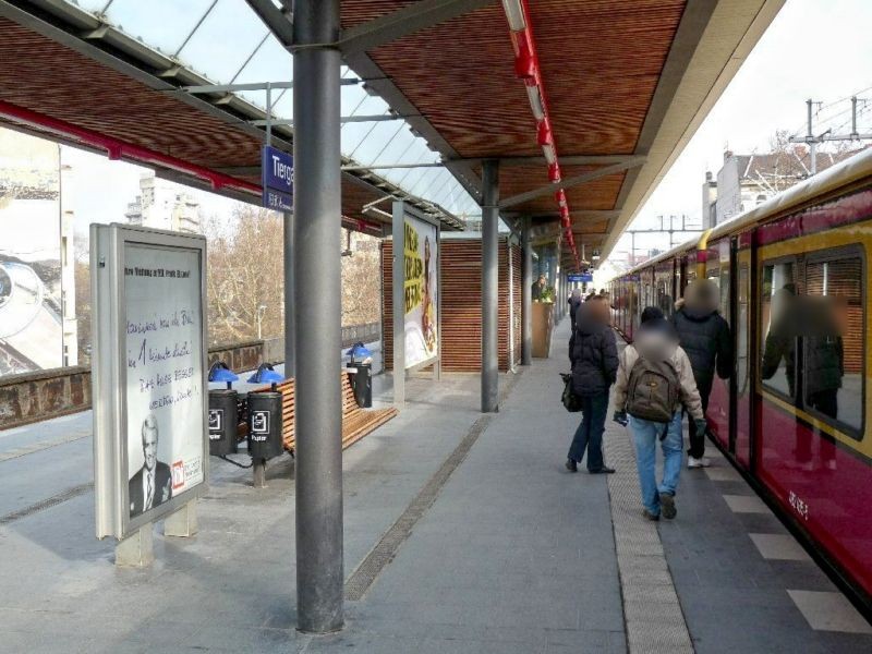 S-Bf Tiergarten, Bstg., Gl. 3, Ri. Friedrichstr.