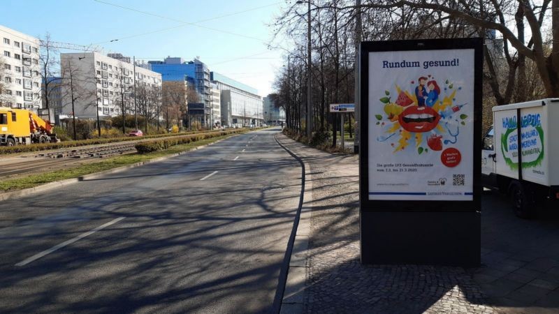 Georgirring 100 m nach Willy-Brandt-Platz/We.re.