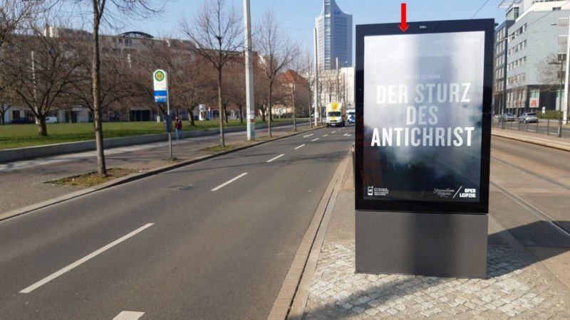 Johannisplatz 80 m vor Dresdner Str./Mittelstreife