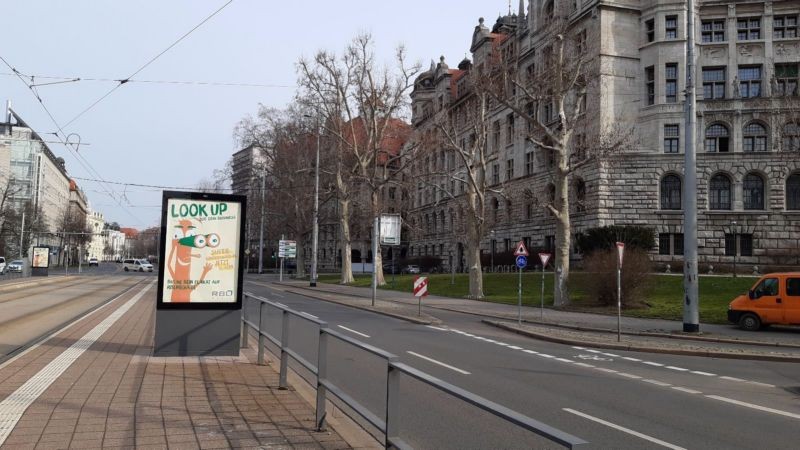 Martin-Luther-Ring 50 m Harkortstr./Mittelstreifen