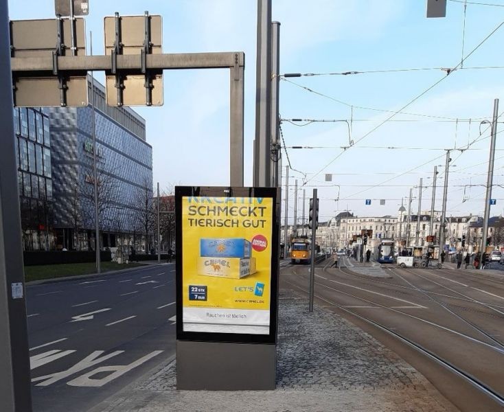 Tröndlinring geg. Löhrstr./Mittelstreifen/We.li. S