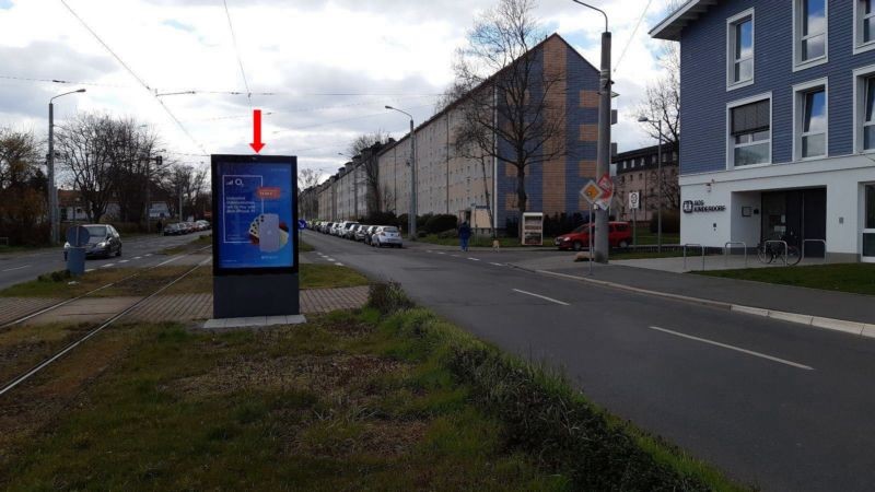 Virchowstr. geg. Hannoversche Str./Mittelstreifen/
